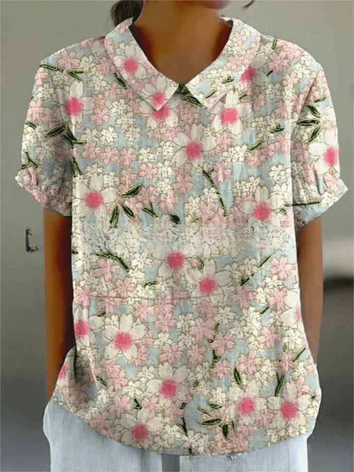 Gaia – Floral Print Blouse