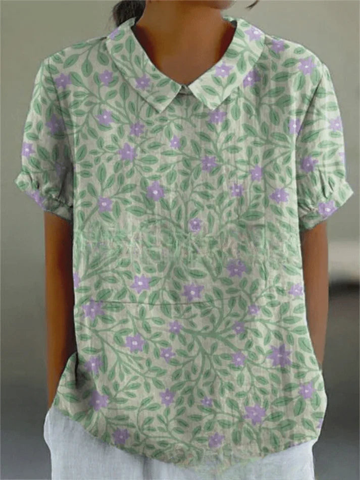 Gaia – Floral Print Blouse