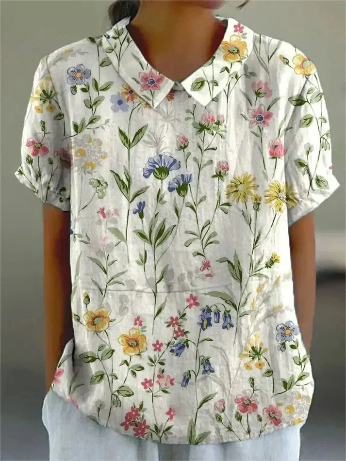 Gaia – Floral Print Blouse