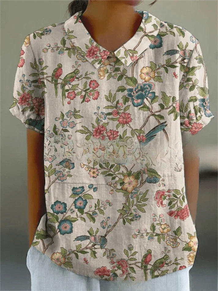 Gaia – Floral Print Blouse