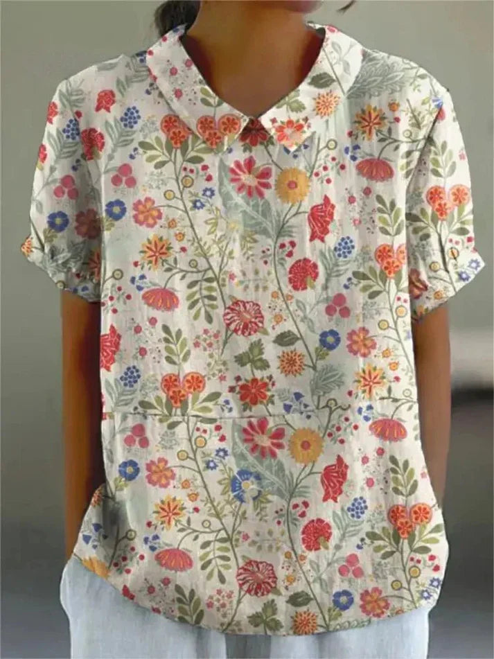 Gaia – Floral Print Blouse