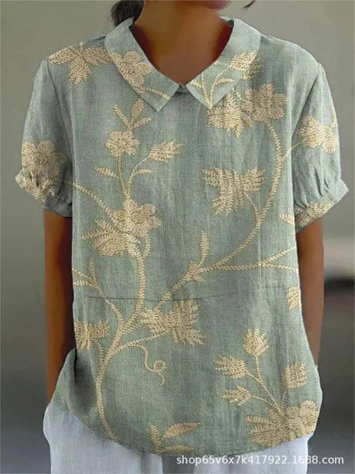Gaia – Floral Print Blouse