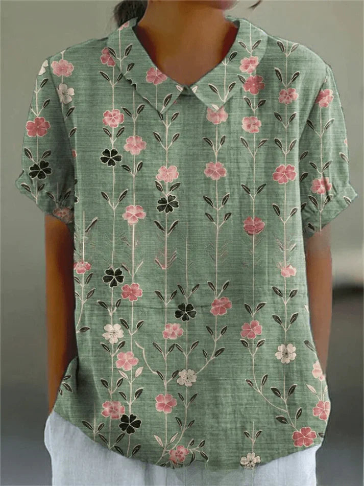 Gaia – Floral Print Blouse