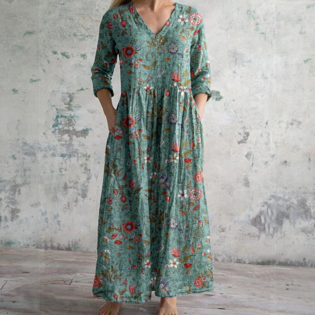 Dahlia – Floral Dress for Effortless Elegance