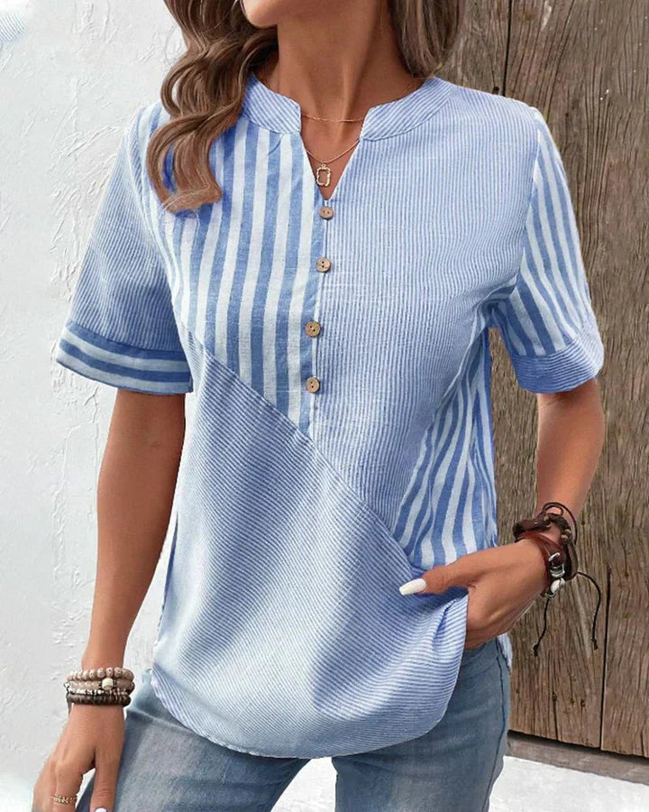 Lilly | Soft Striped Women's Blouse