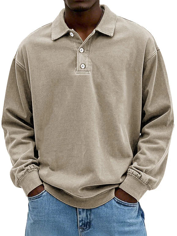 Casen  – Vintage Long-Sleeved Shirt