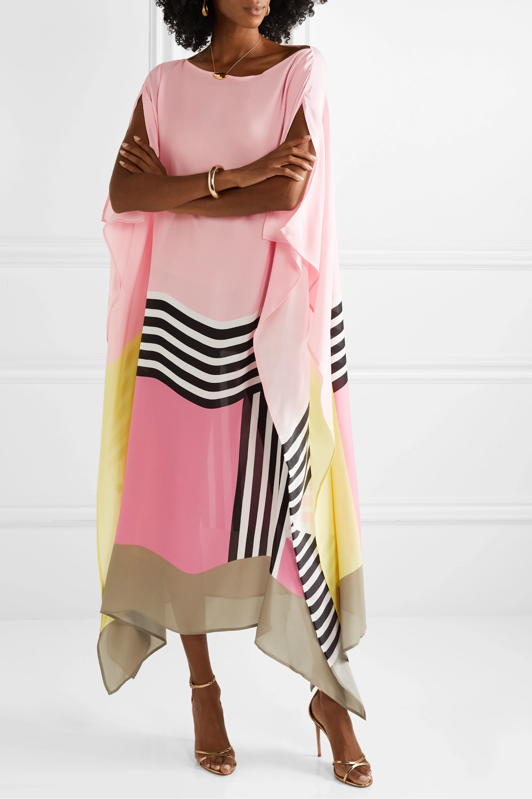Aleah – Bold Striped Patchwork Dress