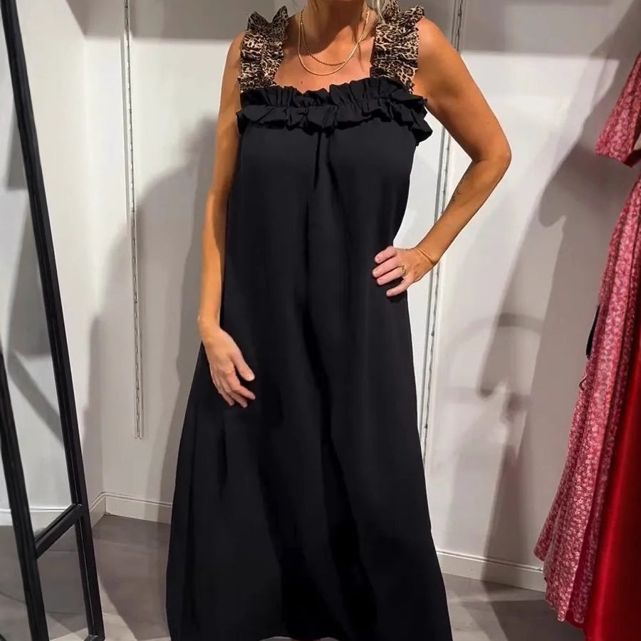 Aura – Casual Sleeveless Maxi Dress with Pockets