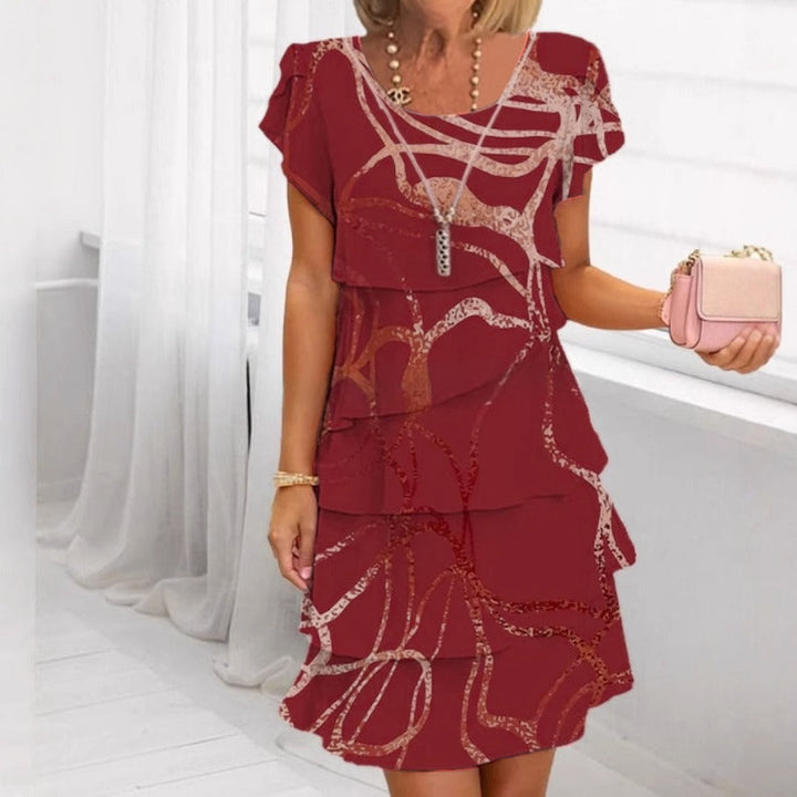 Alayna – Elegant Ruffled Dress