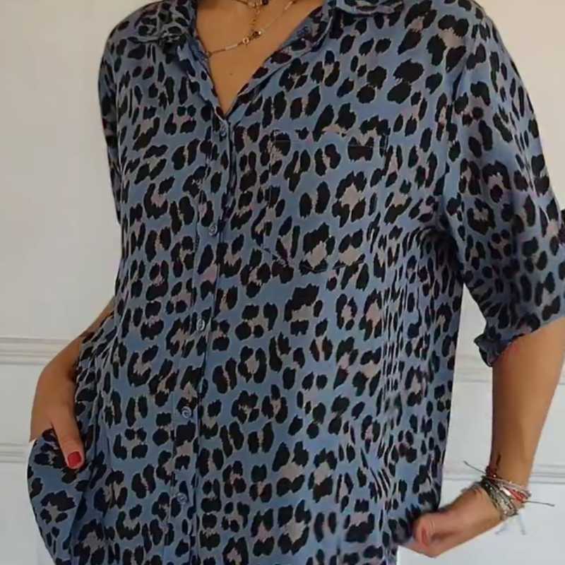 Camila – Leopard Print Shirt