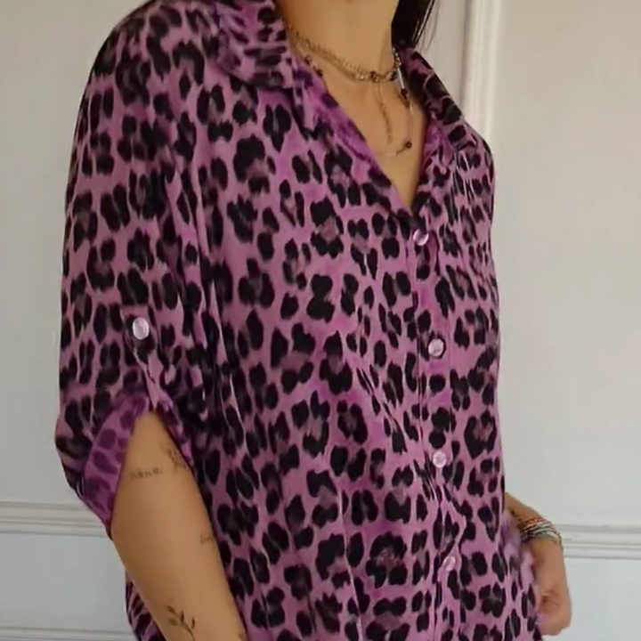 Camila – Leopard Print Shirt