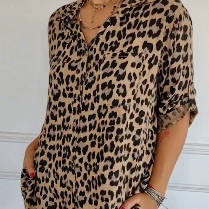 Camila – Leopard Print Shirt