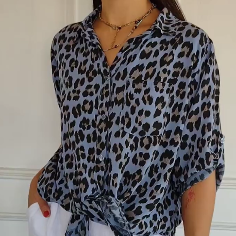 Camila – Leopard Print Shirt