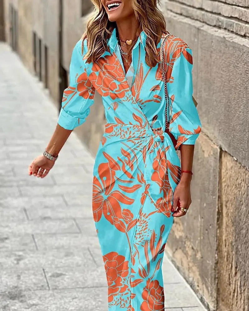 Bexley – Printed Mid-Length Dress