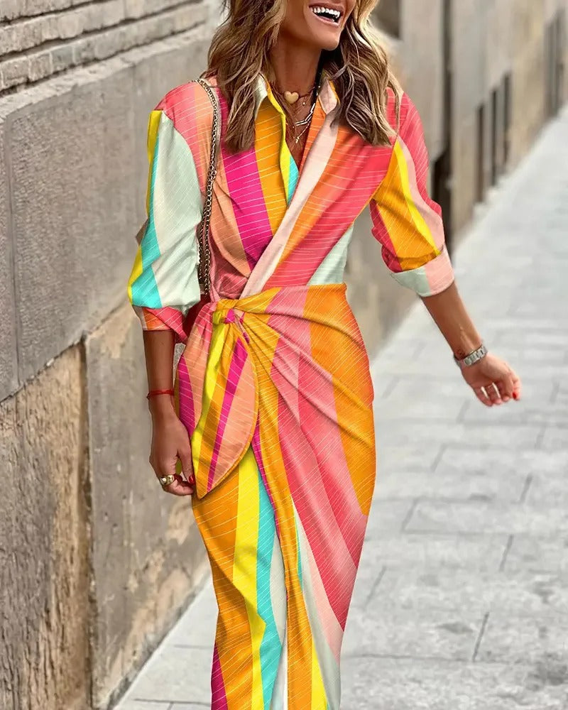 Bexley – Printed Mid-Length Dress